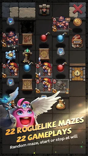 I-download ang Gumballs & Dungeons: Pinakamahusay na Roguelike RPG - Screenshot 14