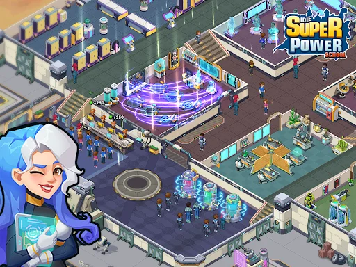 I-download ang Idle Superpower School – Gabayan ang mga Superman - Screenshot 13