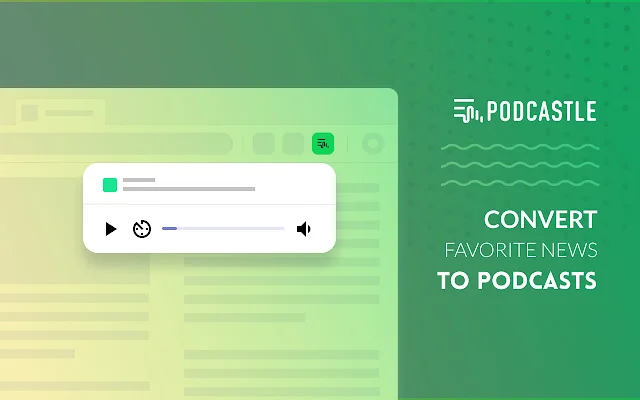 I-download ang Podcastle AI – Gawing Podcast ang Iyong mga Artikulo - Screenshot 1