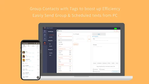 I-download ang TexTory CRM – Pamahalaan ang Iyong Calls at SMS - Screenshot 11