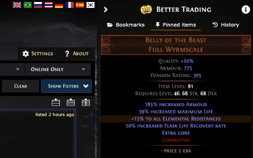 Better PathOfExile Trading: I-optimize ang Iyong PoE Trade Experience - Screenshot 2