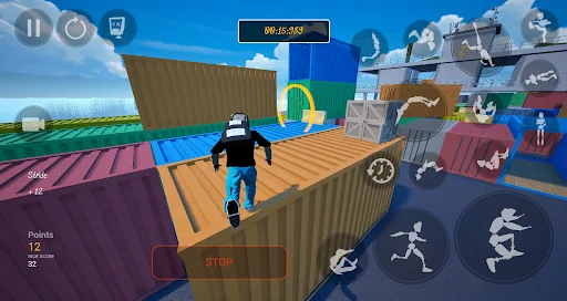 I-download ang Ragkour: The Parkour Game – Pinakamahusay na FreeRunning - Screenshot 1