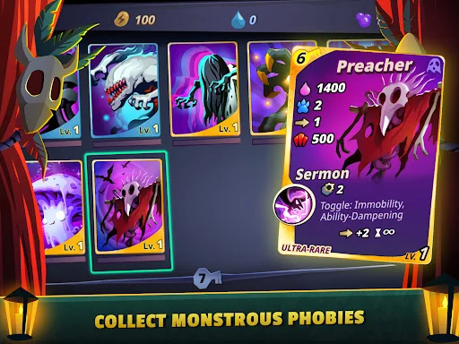 Phobies: Turn-Based Card Battle – I-download ang Pinakamahusay na Strategy Game - Screenshot 13