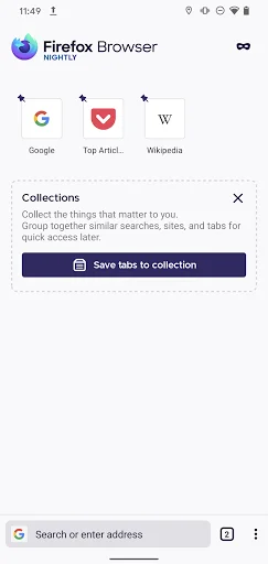 I-download ang Firefox Nightly para sa Developers – Pinakabagong Bersyon - Screenshot 1