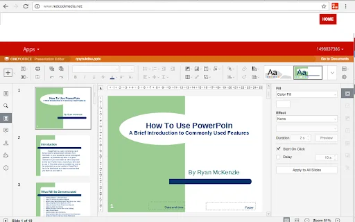 OfficeWork: I-edit ang DOC, XLS, at PPT Online nang Libre - Screenshot 4