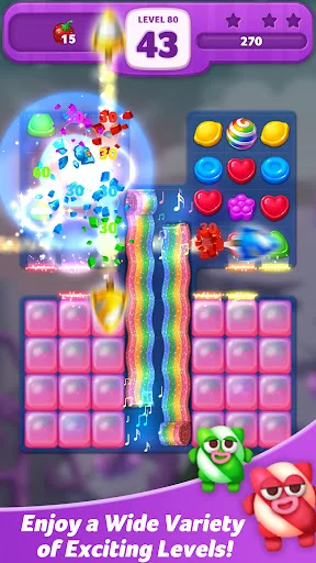 I-download ang Lollipop: Sweet Taste Match 3 – Libreng Puzzle Game - Screenshot 22