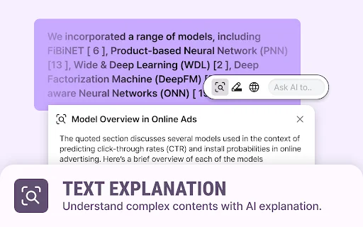 Moonlight: AI Research Assistant – Padaliin ang Pagbabasa ng Papel - Screenshot 1
