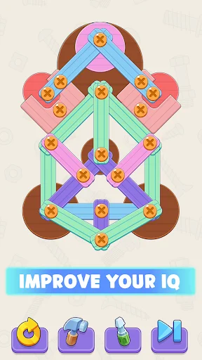 I-download ang Screw It Out: Wood Puzzle – Hamunin ang Iyong Utak - Screenshot 12