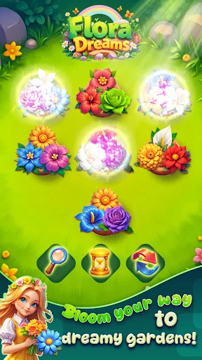 I-download ang Flora Dreams – Pag-aayos ng Bulaklak at Puzzle Game - Screenshot 5
