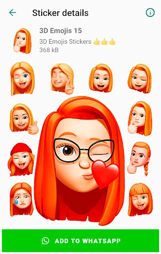 I-download ang Funny Emojis Stickers – Mga Cute na Sticker para sa WhatsApp - Screenshot 5