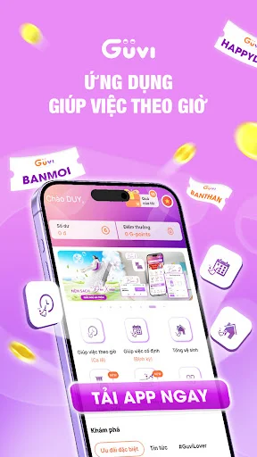 I-download ang GUVI: Mabilis na Serbisyo sa Paglilinis ng Bahay - Screenshot 1