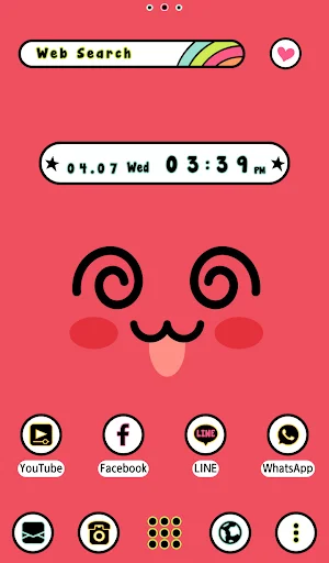 I-download ang Cute Expressions Theme +HOME – Gawing Kawaii ang Screen - Screenshot 5