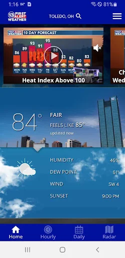 I-download ang 13abc First Alert Weather – Tumpak na Forecast - Screenshot 1