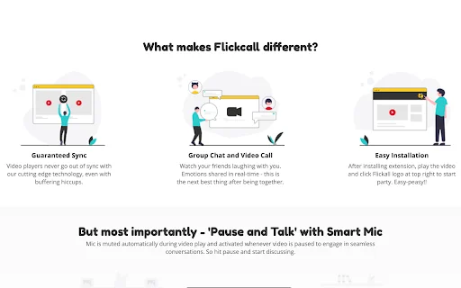 I-download ang Flickcall: Netflix Party na may Video Chat – Libre - Screenshot 4