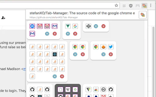 Tab Manager Plus para sa Chrome – Ayusin ang Iyong mga Tab - Screenshot 2