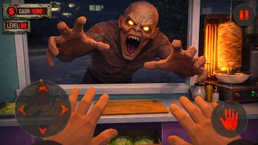 I-download ang Horror Shawarma & Patience – Laro ng Pagluluto at Horror - Screenshot 3