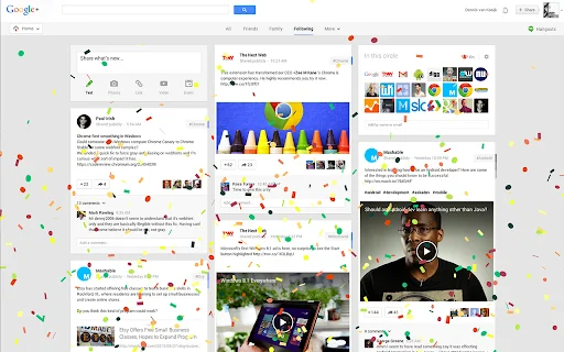 I-download ang Confetti! Chrome Extension – Masayang Celebration - Screenshot 1