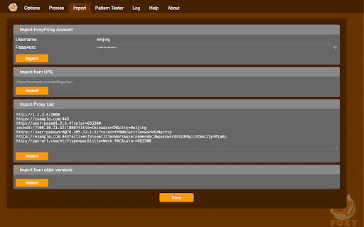 I-download ang FoxyProxy Basic: Advanced Proxy Management Tool - Screenshot 4