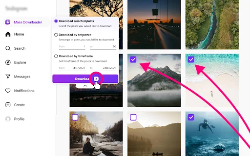 Mass Downloader for Instagram: I-download ang Lahat ng Reels, Photos, at Stories - Screenshot 2