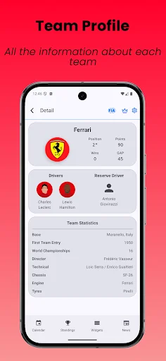 I-download ang SpeedTrack Widgets – Racing Calendar at News App - Screenshot 8