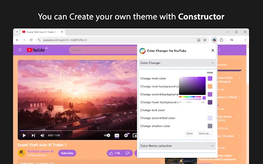 Baguhin ang YouTube Theme – I-customize ang Kulay Ngayon - Screenshot 3