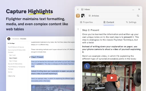 I-download ang Flylighter para sa Notion – Mabilis na Web Clipper - Screenshot 3