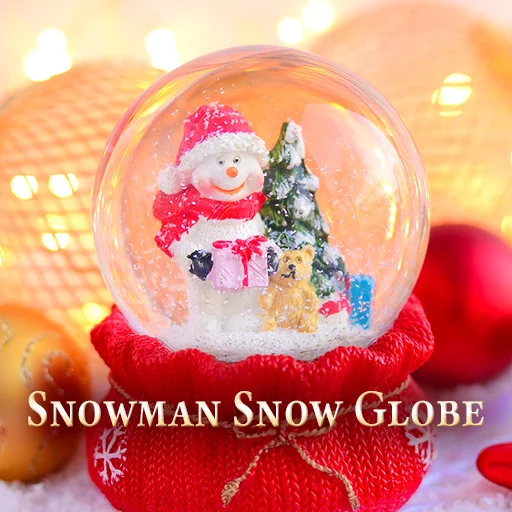 I-download ang Snowman Snow Globe Theme – Libreng Christmas Design