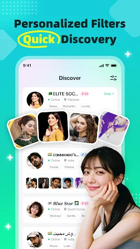 I-download ang InParty: Group Voice Chat – Pinakamahusay na Tambayan - Screenshot 5