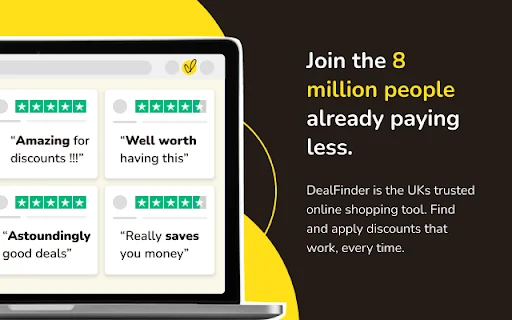 I-download ang DealFinder: Awtomatikong Voucher Codes – Libre - Screenshot 3