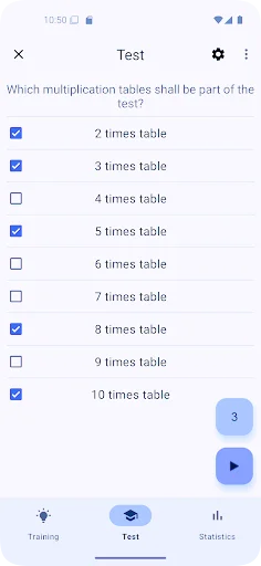 I-download ang Times Tables App – Matuto ng Multiplication nang Libre - Screenshot 3
