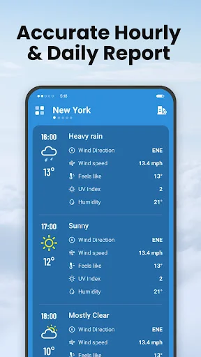 I-download ang Local Weather: Live Forecast – Tumpak na Panahon - Screenshot 4