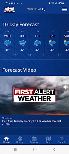 I-download ang FOX12 Weather – Tumpak na Lokal na Pagtataya - Screenshot 6