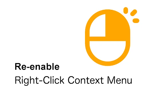 Allow Right-Click: I-enable ang Right-Click at Copy sa Chrome - Screenshot 1