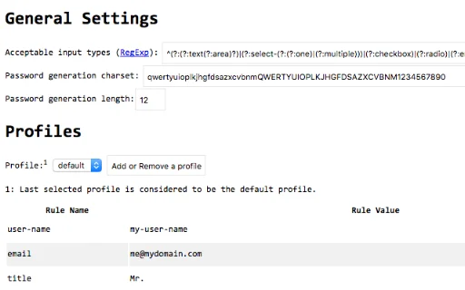 AutoFill Forms: Mabilis na Form Filler para sa Chrome – Download - Screenshot 3