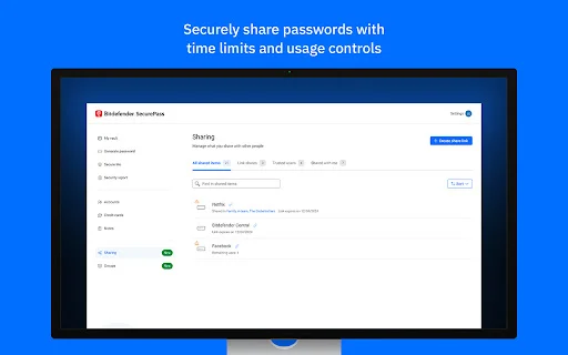 Bitdefender SecurePass: Proteksyon ng Password para sa Iyong Device - Screenshot 4