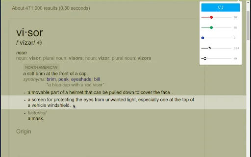 Visor: Screen Dimmer at Reading Aid para sa Mas Malinaw na Pagbabasa - Screenshot 4