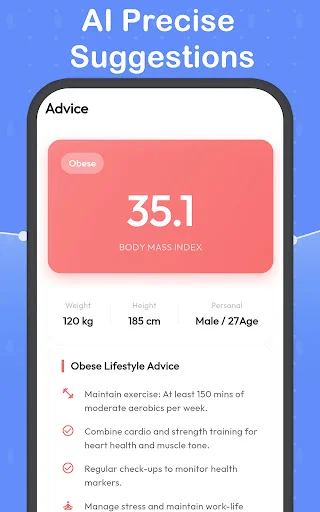Download BMI Calculator-Weight record – AI Fitness Guide - Screenshot 21