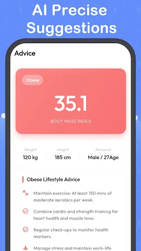 Download BMI Calculator-Weight record – AI Fitness Guide - Screenshot 5