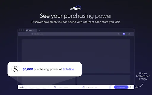 I-download ang Affirm: Buy Now, Pay Later – Shopping Extension - Screenshot 2