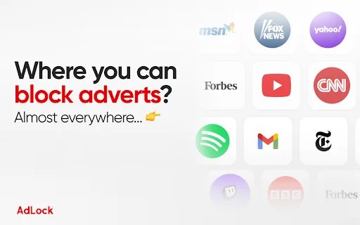 I-download ang AdLock: Pinakamahusay na Adblocker para sa Chrome - Screenshot 2