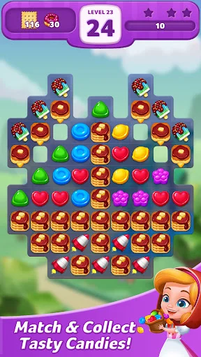 I-download ang Lollipop: Sweet Taste Match 3 – Libreng Puzzle Game - Screenshot 4