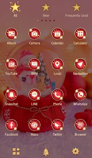 I-download ang Snowman Snow Globe Theme – Libreng Christmas Design - Screenshot 3