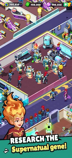 I-download ang Idle Superpower School – Gabayan ang mga Superman - Screenshot 9