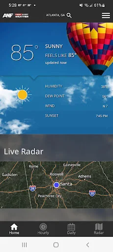 I-download ang ANF First Alert Weather – Tumpak na Ulat Panahon - Screenshot 1