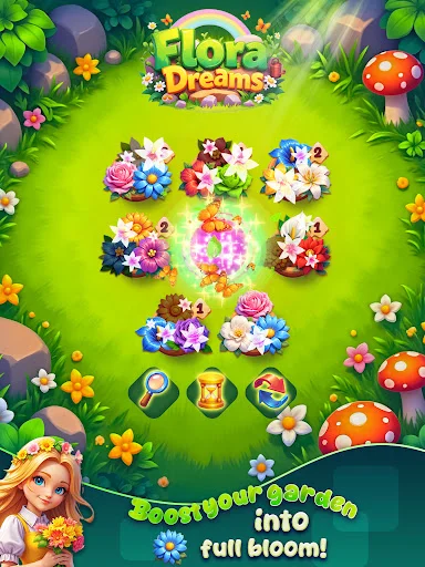 I-download ang Flora Dreams – Pag-aayos ng Bulaklak at Puzzle Game - Screenshot 11