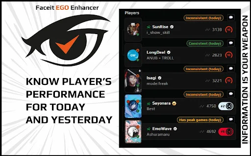 I-download ang Faceit EGO Enhancer – Pinakamahusay na CS2 Stats Tool - Screenshot 3