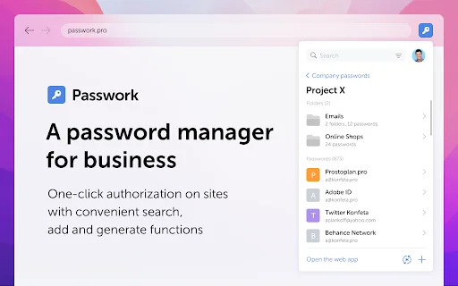 Passwork Self-Hosted: Secure Enterprise Password Manager - Screenshot 1