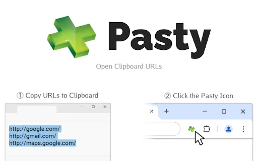 I-download ang Pasty: Buksan ang Maramihang URL nang Mabilis - Screenshot 1
