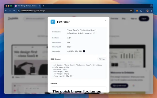I-download ang Font Picker – Mabilis na Pag-detect ng Font Libre - Screenshot 4