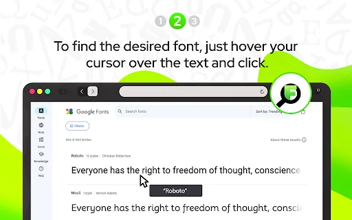 What Font – find font: Kilalanin ang Font sa Web nang Mabilis - Screenshot 2